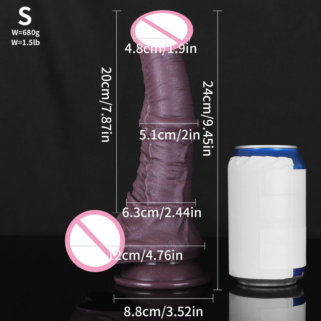 Liquid Silicone Simulation Animal Penis, Super Large Horse Penis