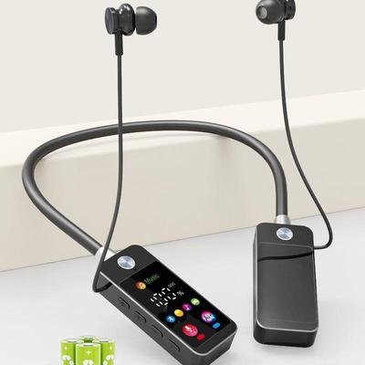 2026 S11 Wireless Neckband Earphones with Voice Changer & Bluetooth for Sports and Singing