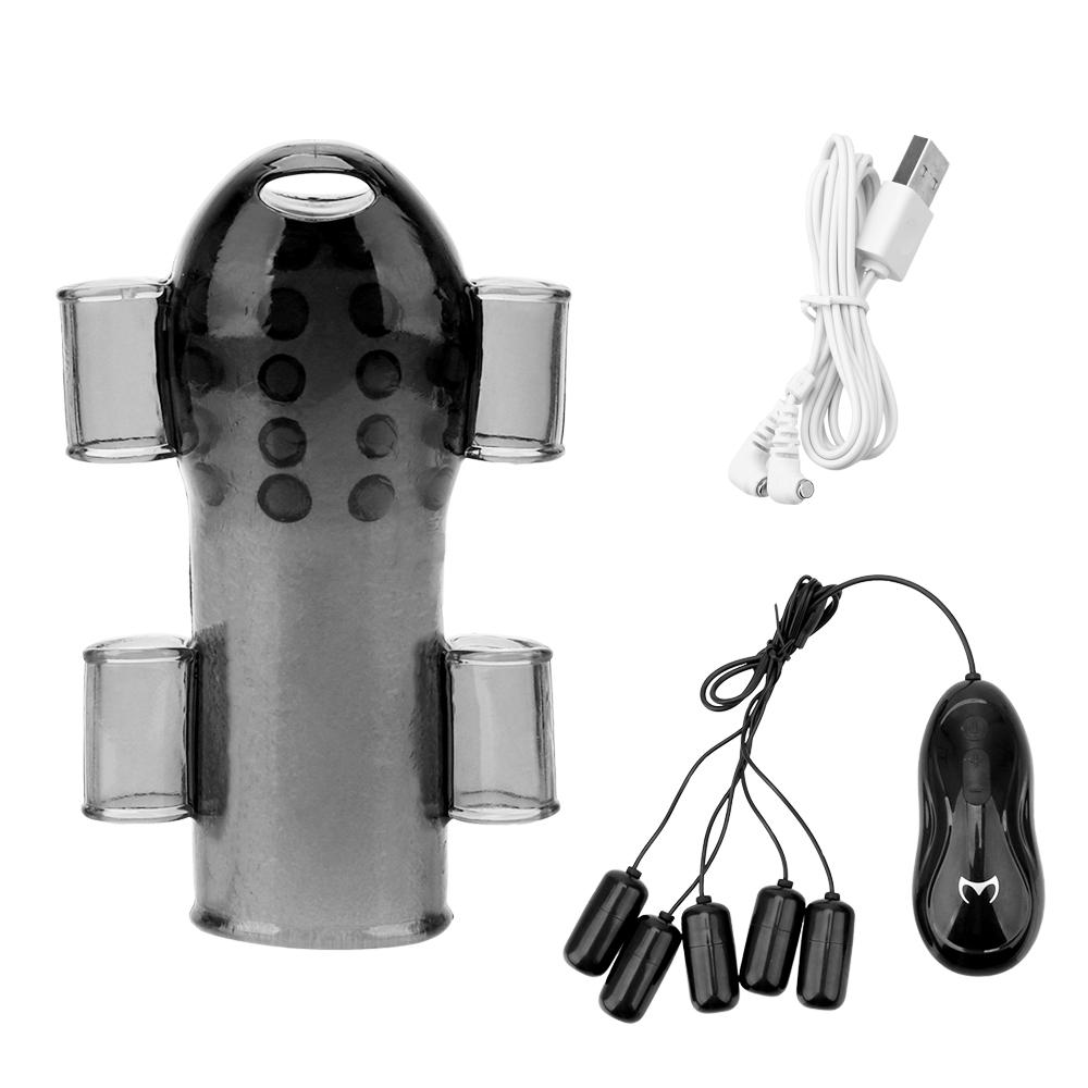 Penis Pump Trainer Vibrators For Men Glans Sucking Cock Enlargement Exerciser Male Masturbator Sex Toys Adult 18 Erotic Products