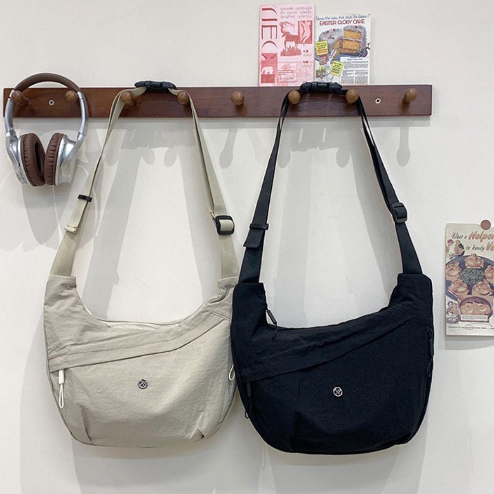 Korean Style Nylon Crossbody Bag Canvas Dumpling Bag Fashion Oxford Cloth Shoulder Bag Women