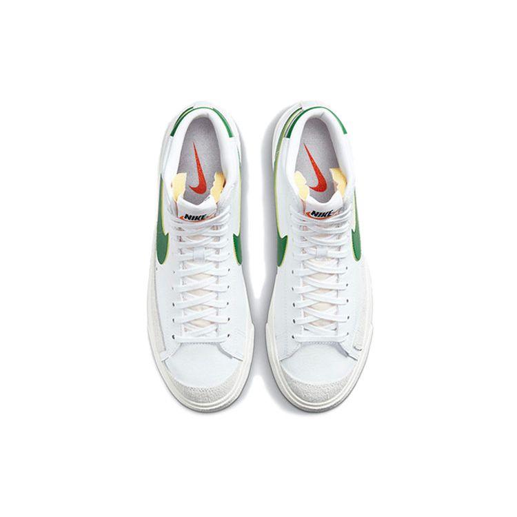 Nike Blazer Mid 77 Vintage White Pine Green Unisex Sneakers Sail Black BQ6806-115