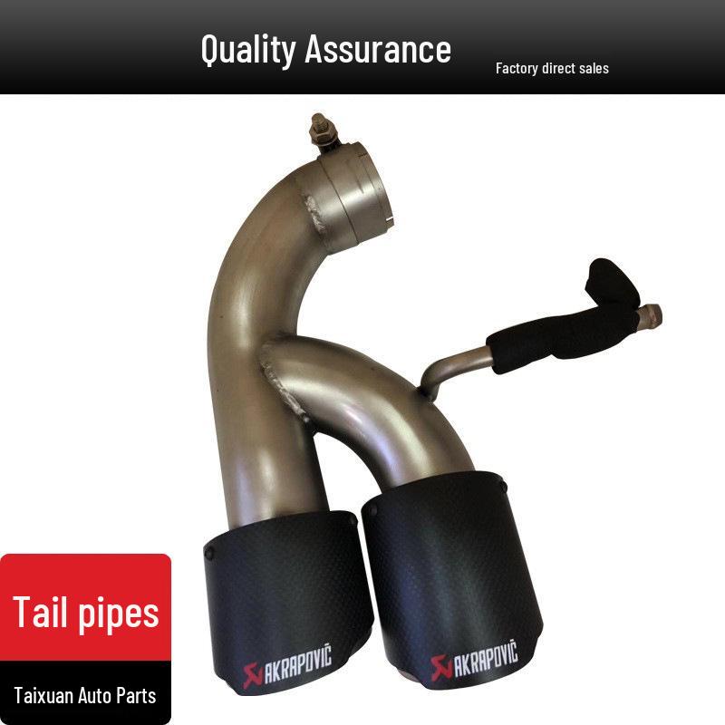 Carbon Fiber Quad Exhaust Tailpipe for Jaguar X-F Modification
