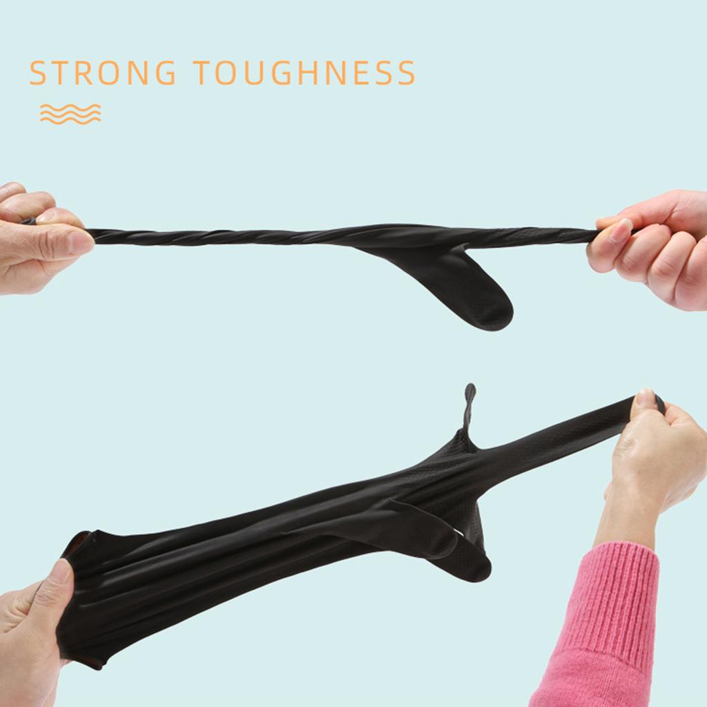 Heavy Duty Latex Gloves Chemical Resistant GlovesSafety Work Cleaning Protective Waterproof Industrial Rubber Gloves