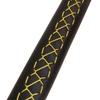 CARDAK Hand-Stitched Black Suede Artificial Leather Car Steering Wheel Cover for Seat Ibiza 6L Leon 2007 2008 Sport Altea Toledo