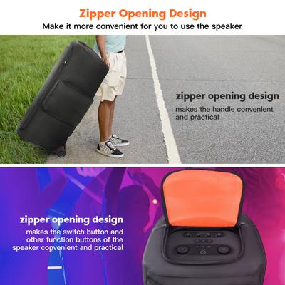 For JBL Party Box 720 Accessories Portable Speaker Dust Cover Mic Pocket Double-Sided Speaker Storage Bag Waterproof Dust Case