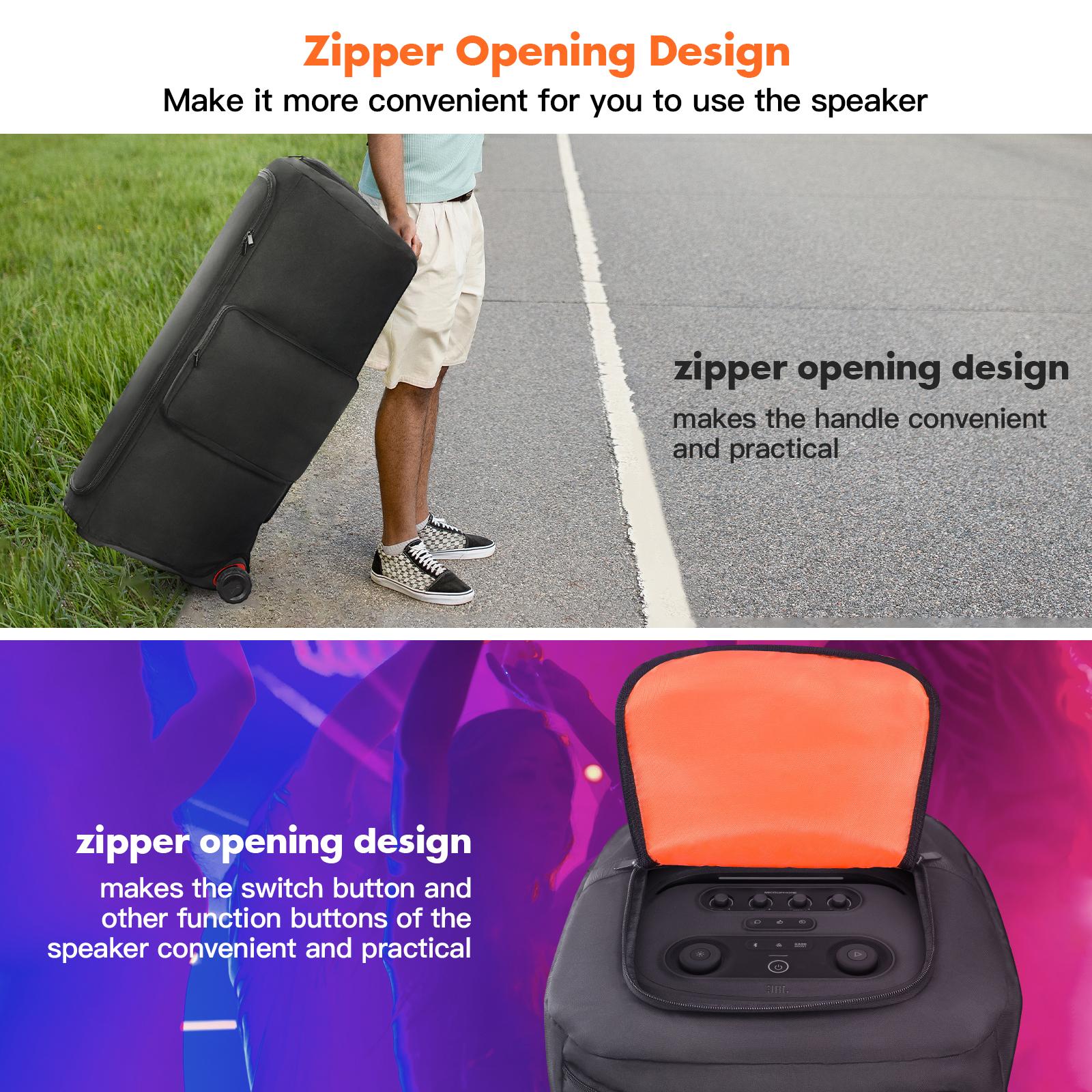 For JBL Party Box 720 Accessories Portable Speaker Dust Cover Mic Pocket Double-Sided Speaker Storage Bag Waterproof Dust Case