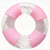 Anello gonfiabile da nuoto rétro a righe ispessito per bambini Xiao Lü - Design Oliva e Fiore di Ciliegio