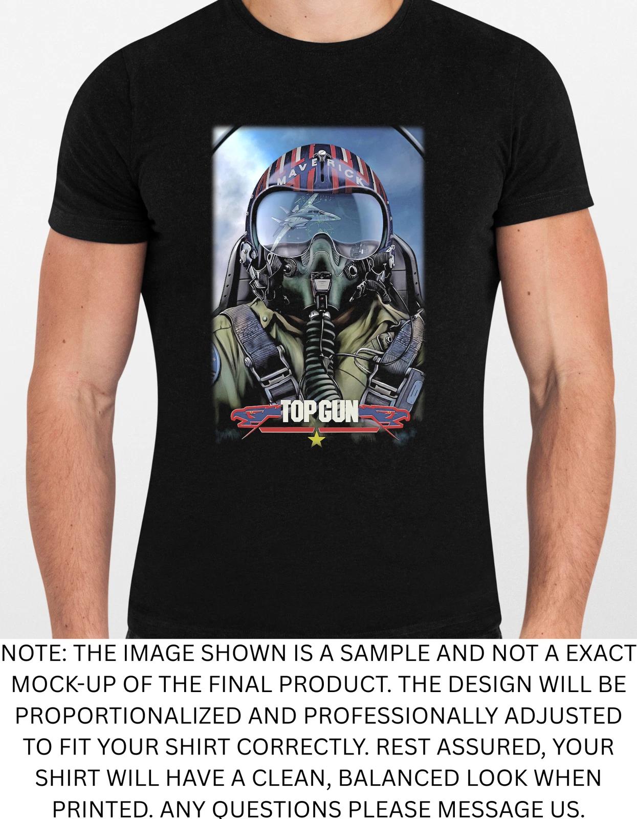 Men s and Women s T-shirts Top Gun Graphic XXXXL