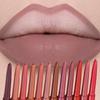 Matte Mauve Lipstick Pencil Long Lasting Waterproof Non-Stick Lipliner Crayon Velvet Lip Contour Outline Smooth Natural Makeup