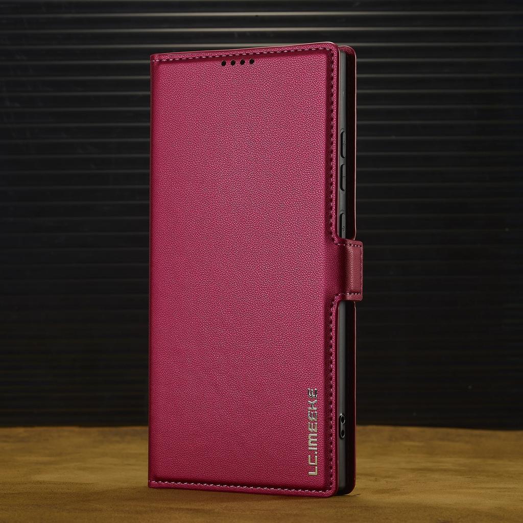 LuxuryLeather Business Phone Case for Samsung Galaxy S26 Ultra S25Ultra S24ultra Flip Cover Card Cases Carcasa