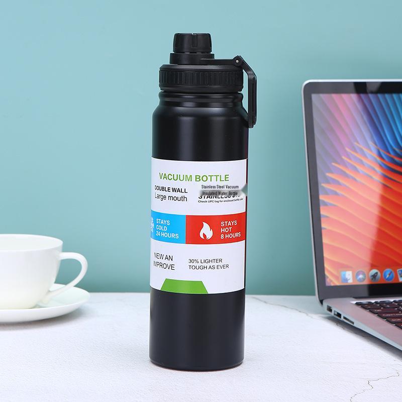 Large Capacity 304 Stainless Steel Sports Thermos Mug with Gift Box
