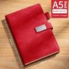 Vintage A5 Leather Notebook With Personalized Soft Cover For Business Meetings And College Life