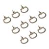 10Pcs Screw Thread Pull Handles Retro Single Hole Jewelry Case Gift Box Knob Bronze