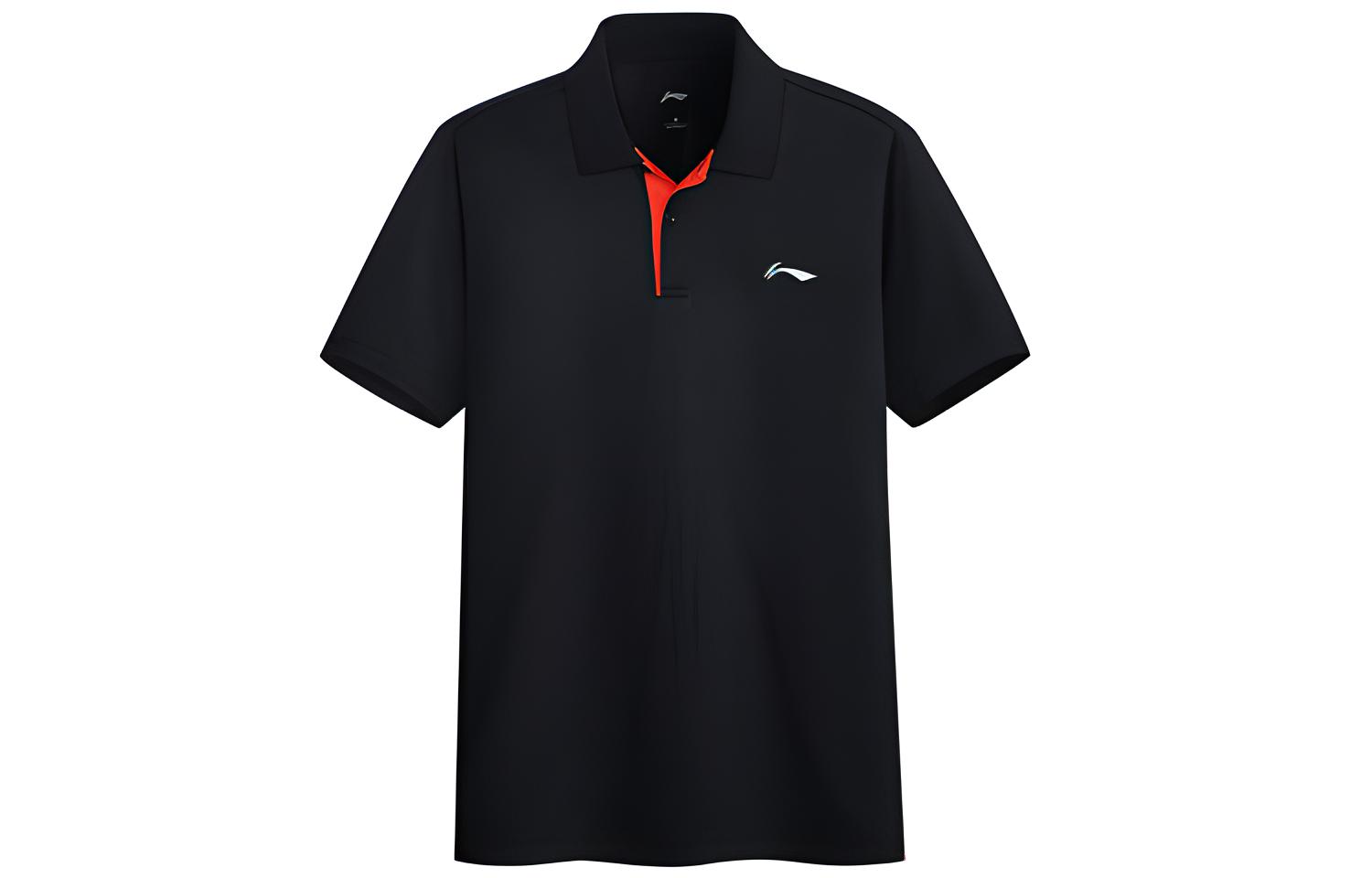 Мужские поло Li Ning с воротником-поло, умеренного прямого кроя APLR029-1 L