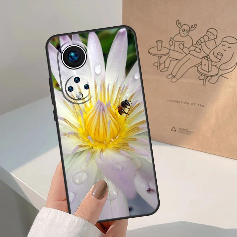 Lotus Flower For Honor Magic 7 Lite 5 6 8 Pro Case For Honor 400 200 90 70 50 X8c X8b X9a X9b X9c X9d Win