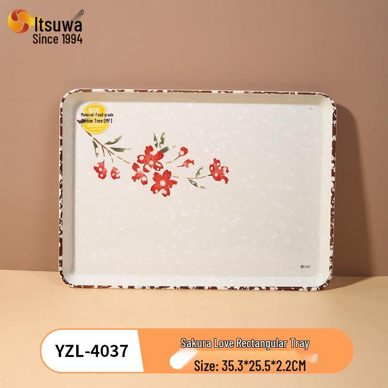 Sakura Love Melamine Tableware: Drop-Resistant Cherry Blossom Design for Catering