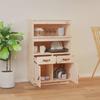 Highboard 67x40x108.5 Cm Solid Pine Wood
