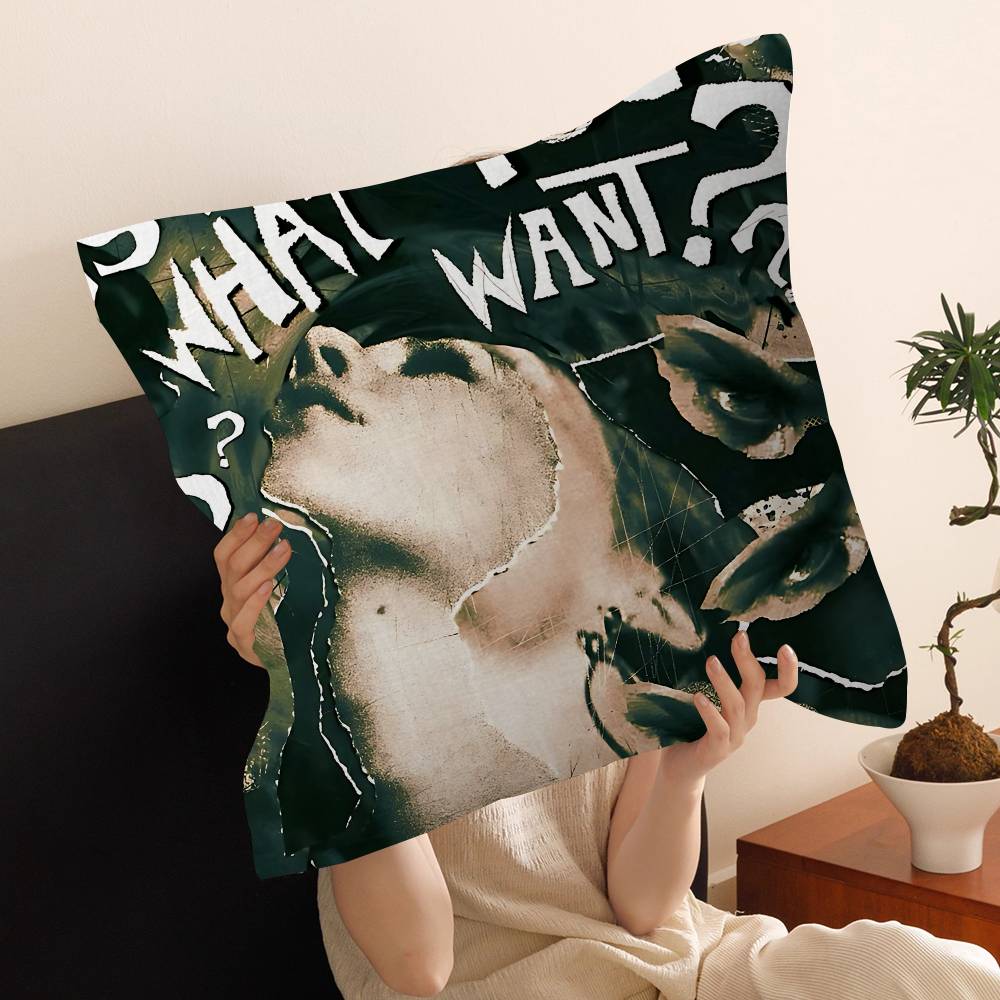 Hip Hop Singer Star Deftones Pillow Anime Pillow Sofa Bed Head Pillow Cover Cushion Cover 45x45 Cm Fashion