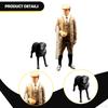 , Miniature Architectural Figure Made of Resin, Model in 1:64 Scale, for Fairy Gardens And As Table