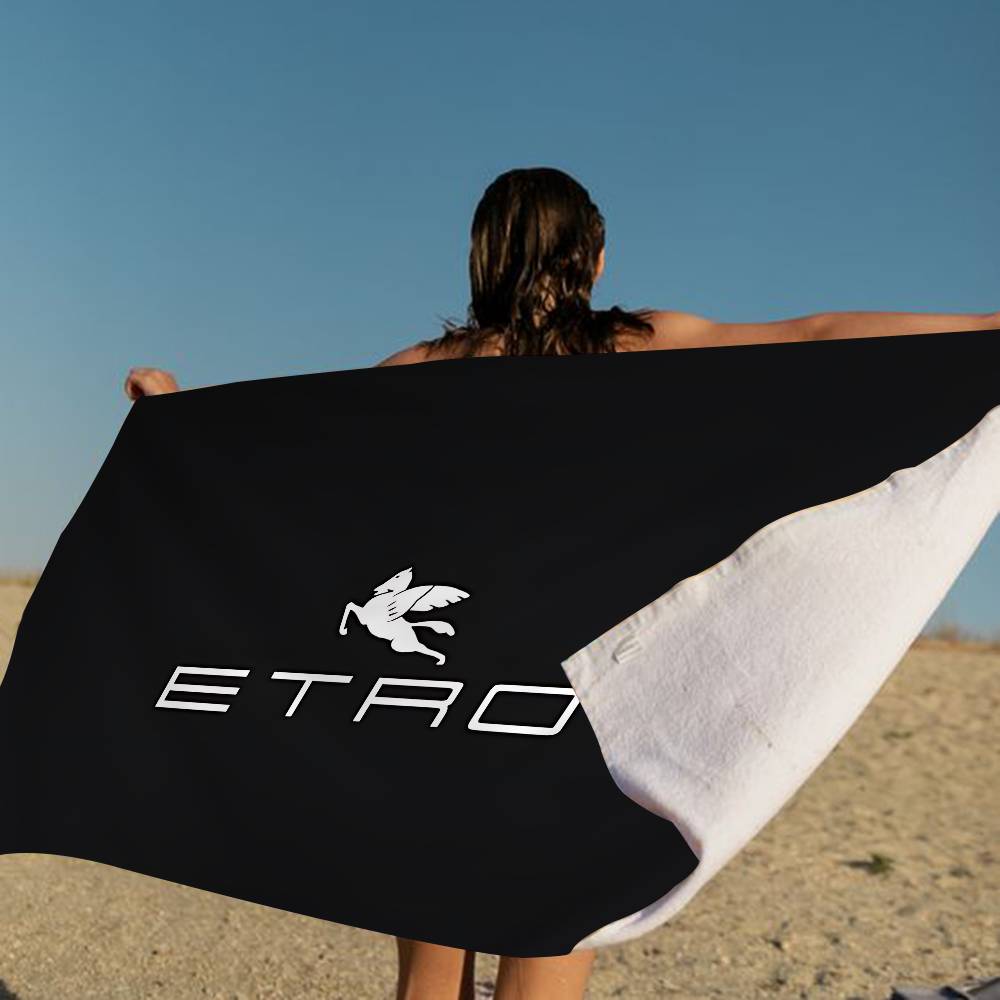 Brand E-Etro Microfiber Printed Beach Towel Mountain Climbing Yoga Beach Swimming Running Absorbent Soft Towel