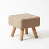 Comfortable Stool with Padded Seat, Stable Square Stool, Seat Stool for Flexible Use (only with 1pc stool)