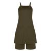 Women's Summer Fashion Tops Women's Two Piece Sets  Casual Shorts Set With Pockets
