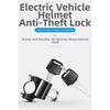 Compact Handlebar Mount Anti Theft Hook Helmet Security Solution Aluminum Alloy Material Easy Installation Tools