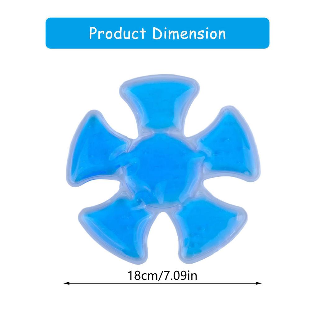 PVC Head Gel Ice Pack Adjustable Cooling Pad Cycling Helmet Ice Pack Reusable Ice Pad For Outdoor Sports Hiking Travel