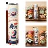 3 PCS Sushi Push Box Food Grade with Sauce Straw for Making Homemade Sushi Bento Lunch Storage