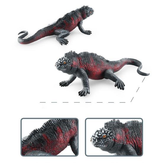 Reptile Statue Model Simulated Cute Lizard Chameleon Bearded Dragon Solid Model