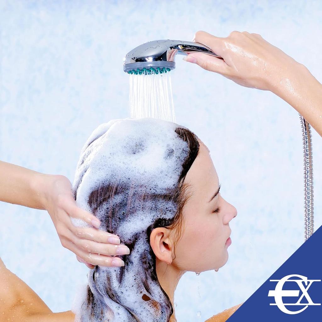 Euroxanty high pressure shower head | Resistant hose | Water saving