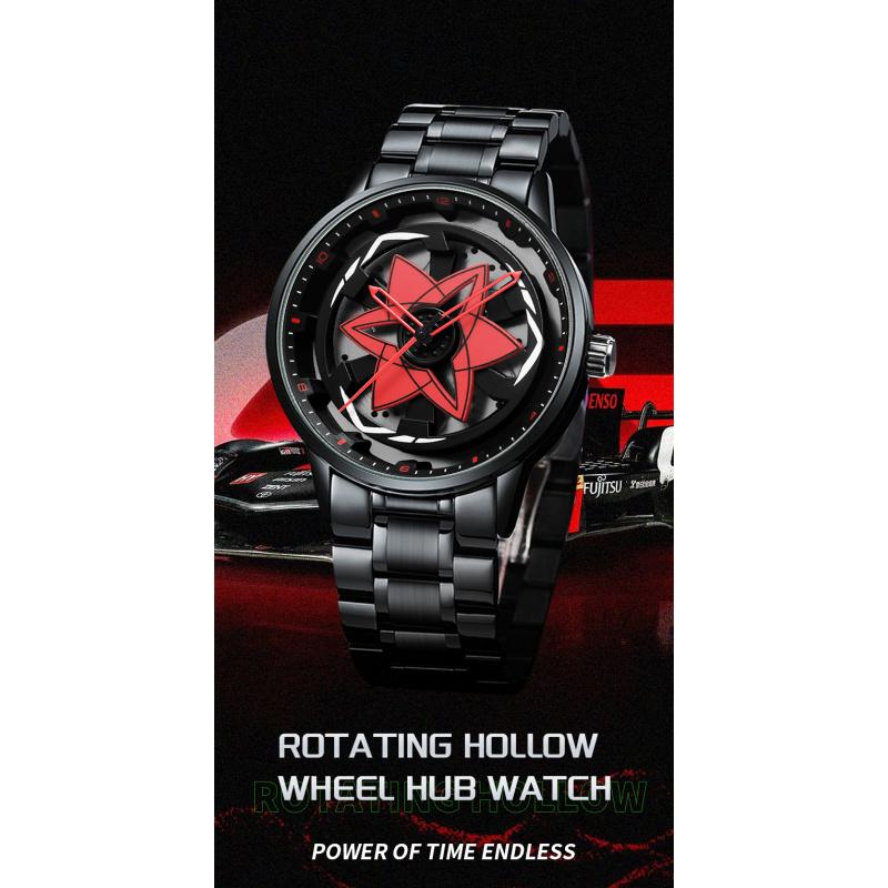 New High-value Men's Watch, Men's Watch with Three-dimensional Hollow Design, Waterproof Quartz Watch