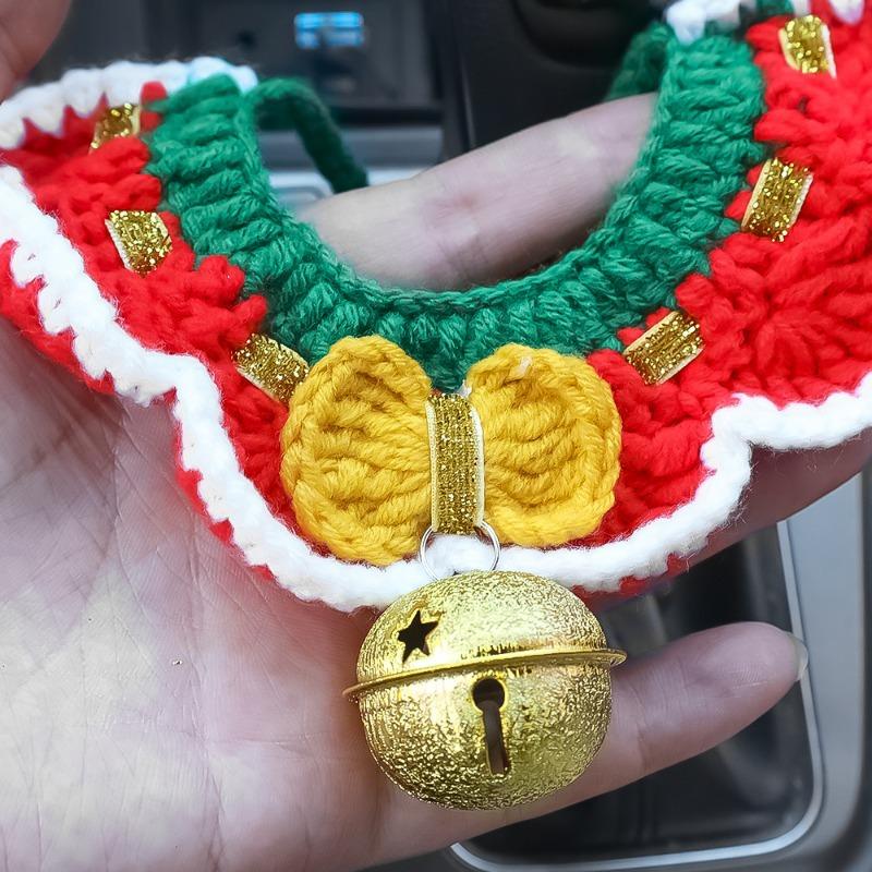 Christmas Gear Shift Collars Carbon Fiber Protective Cover Universal Manual Shift Lever Cartoon Collars Car Interior Accessories