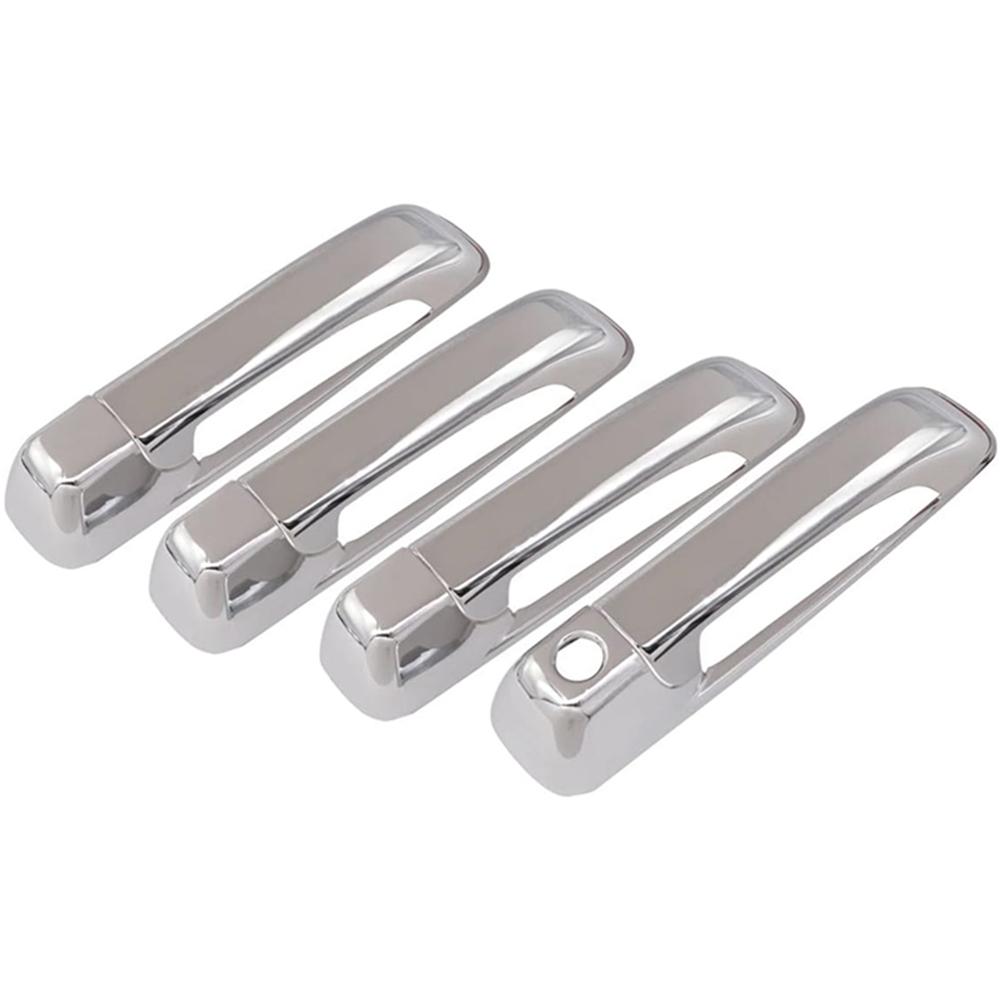 Chrome Outside Door Handle Cover Cap Set For 2009-2018 Dodge Ram 1500 2500 3500