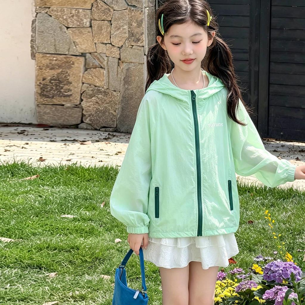 Girls' Summer Sun Protection Jacket - 2026 New Style for Kids