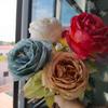 Simulated French Rose Home Soft Decoration Rose Fake Flower Hotel Simulated Flower Rose Display Wholesale