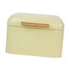 Farmhouse Iron Bread Box Bin Flip Top Storage Sundries Organizer for Countertop Home Coffee Shop