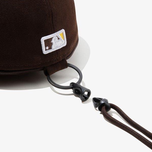 New Era San Diego Padres Cap Pouch Mobile Bag Burnt Wood 15122079