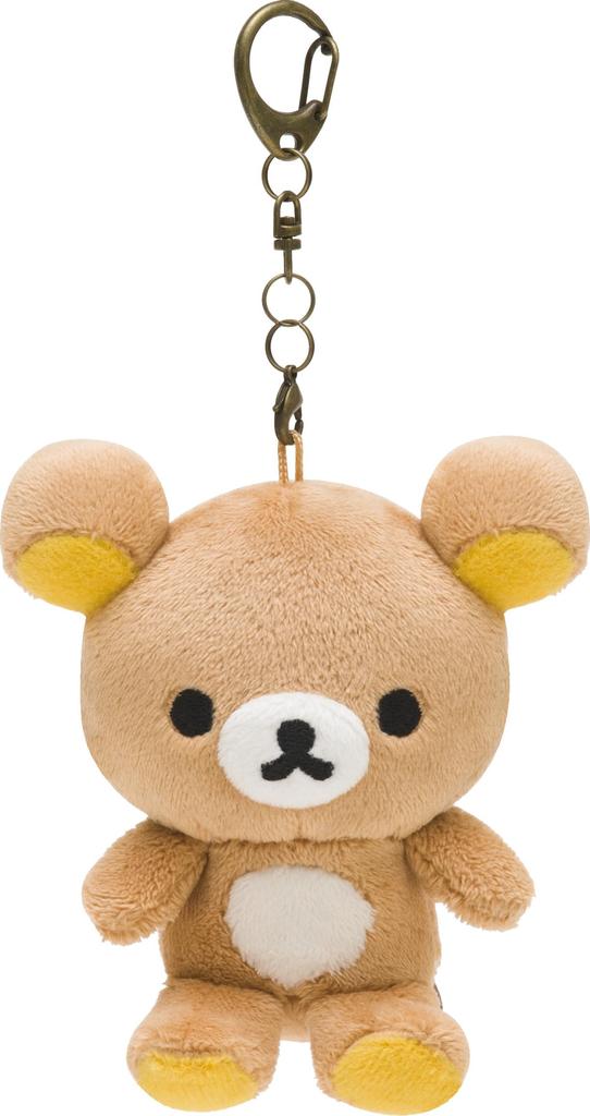 Rilakkuma „Immer zusammen“ Plüsch-Schlüsselanhänger Niedliches Ausflugs-Stofftier MX15401