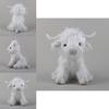 Adorable 9.4in Scottish Highland Cow Plush Toy Gift For Kids