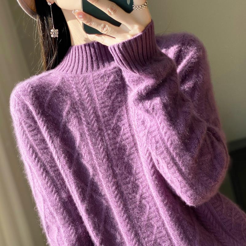 2005 New Wool Knit Sweater - Thickened Autumn/Winter Versatile Base Layer