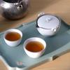 Edenus Portable Silver Travel Tea Set