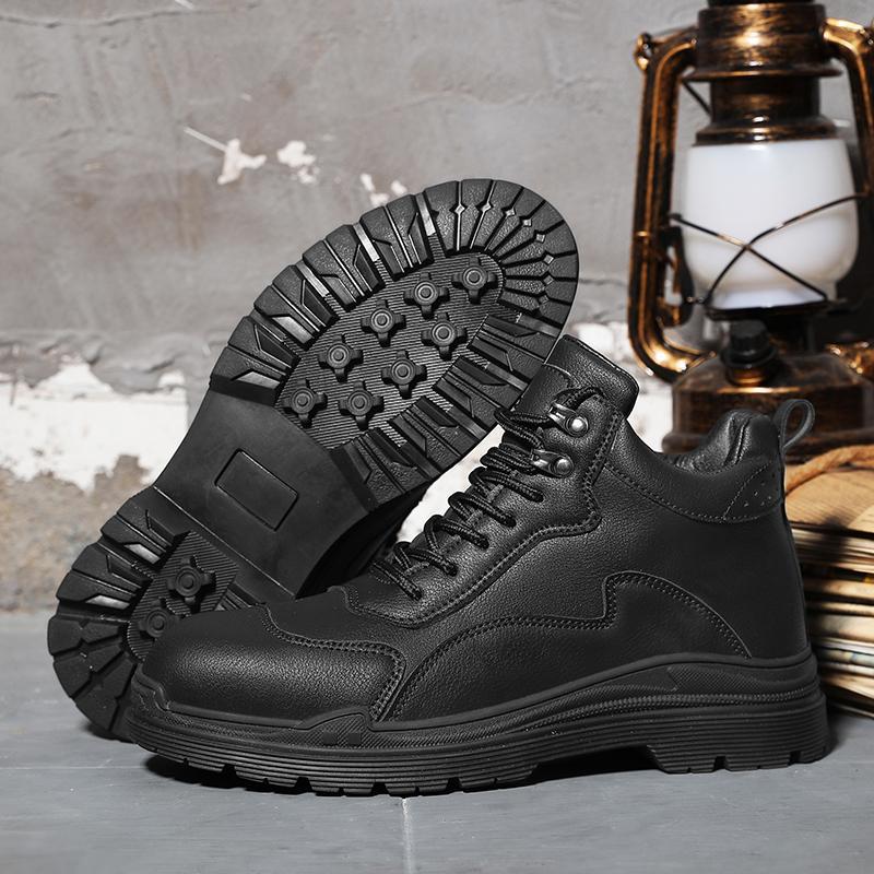 

Ботинки Мартин мужские на высокой подошве, с сумкой на носке, в стиле ретро, рабочие ботинки, мотоциклетные ботинки, ботинки цвета ревеня, высокие, в британском стиле, с большой головой 47