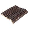 Hamster Wooden Hammock Toy Hanging Swing Toy for Guinea Pigs and Other Small AnimalsSemicircular Bed