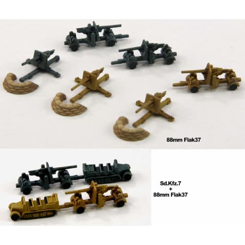 Pit Road 1/700 MI Series World War II German Military Vehicle Set 1 Plastic Model Kit MI02