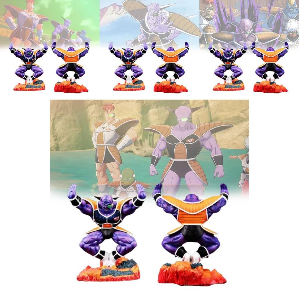 Intricate Purple Ginyu Captain Dragon Ball Gk Statue Detailed Anime Figurine 20cm