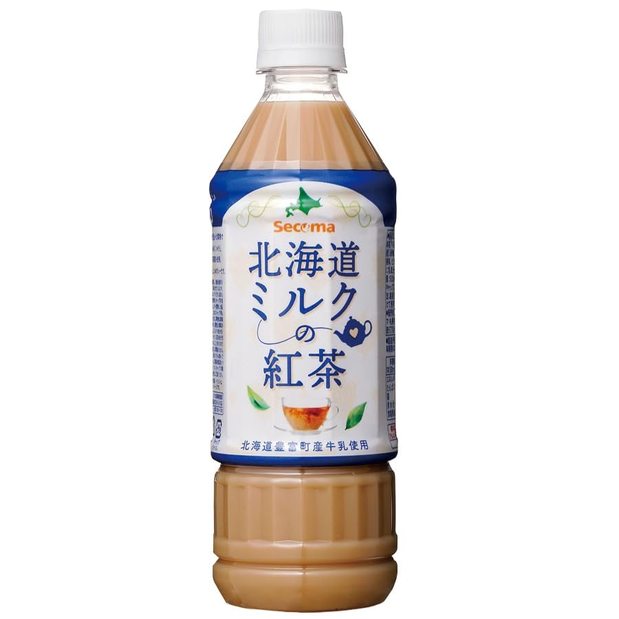 

Secoma Seico Mart Hokkaido Milk Black Tea 500 мл 24 бутылки Изготовлен из молока из города Тоётоми