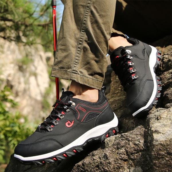 Men Hiking Shoes Waterproof Non-slip Sport Shoes Casual Running Camping Shoes Outdoor Sneakers for Men Size 39-47 3 Colors