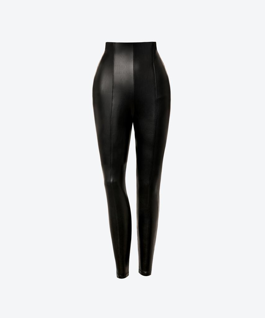 Untage High-Rise Leather Leggings Pants_Uws-Fp22
