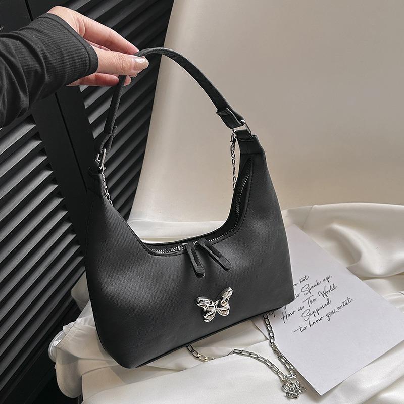 Fashion Korean Style Handbag 2024 Spring New Versatile Instagram One Shoulder Underarm Bag Dumpling Bag for Women
